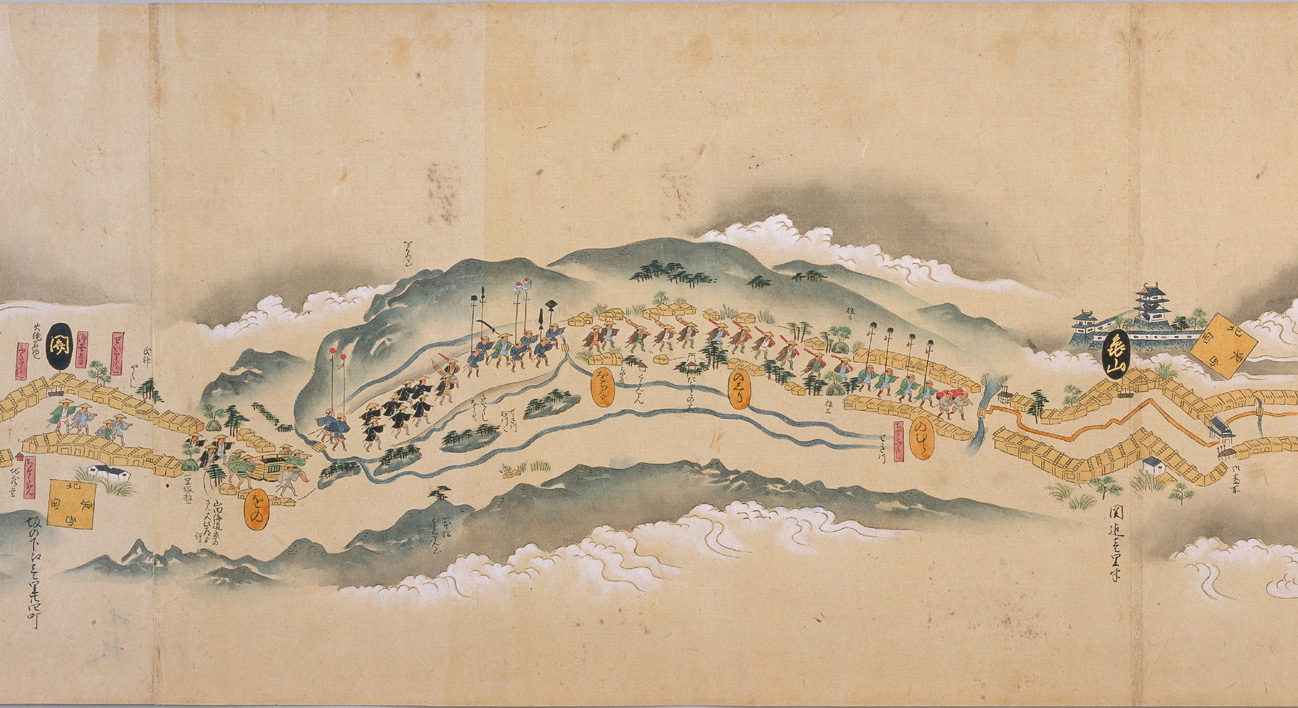 【超特価】 コH0408[東海道分間延絵図 五街道分間 神奈川] 川崎 品川 第1巻 日本史