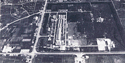 海軍工廠跡地に建設された工場（昭和35年ごろ）（花井圭一氏提供）