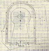 能褒野墓の工事計画図面（１８８０年）