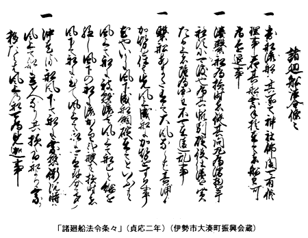 28 県内の廻船史料