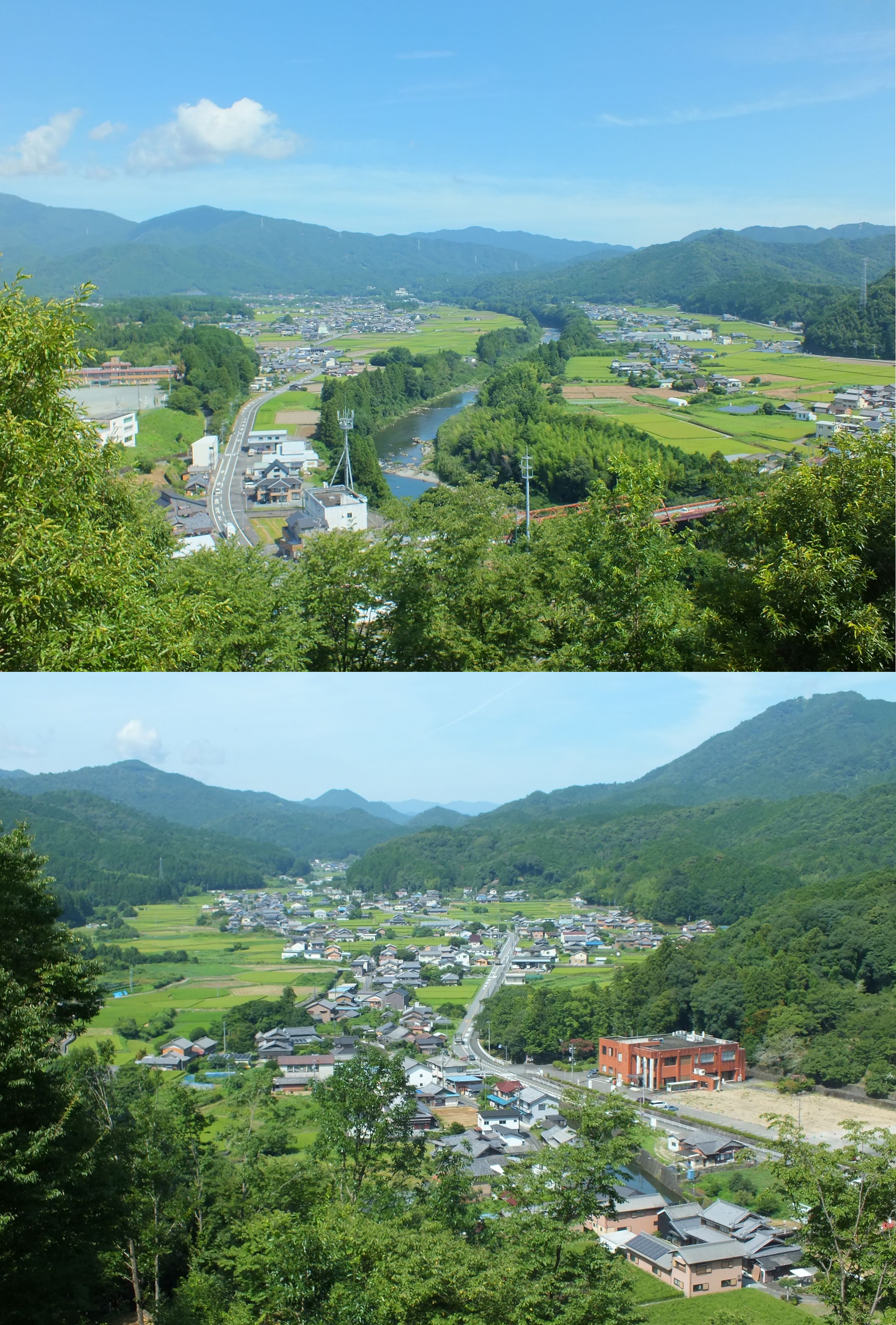 五箇篠山城跡